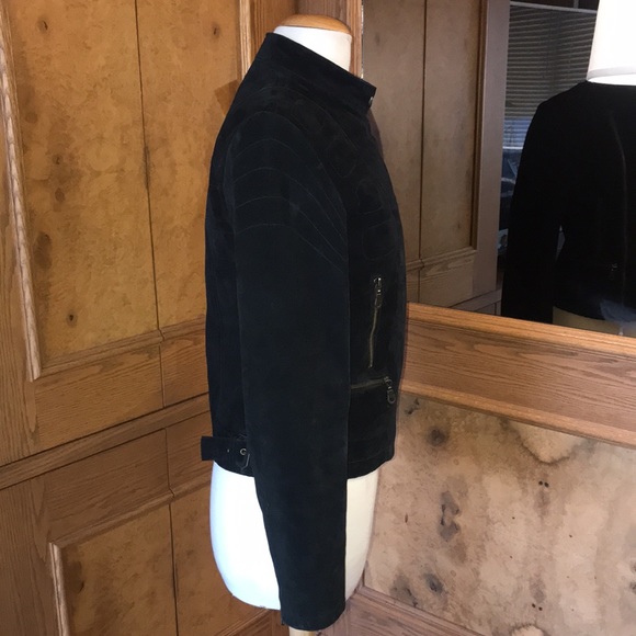 Seduction suede black jacket - Picture 2 of 10